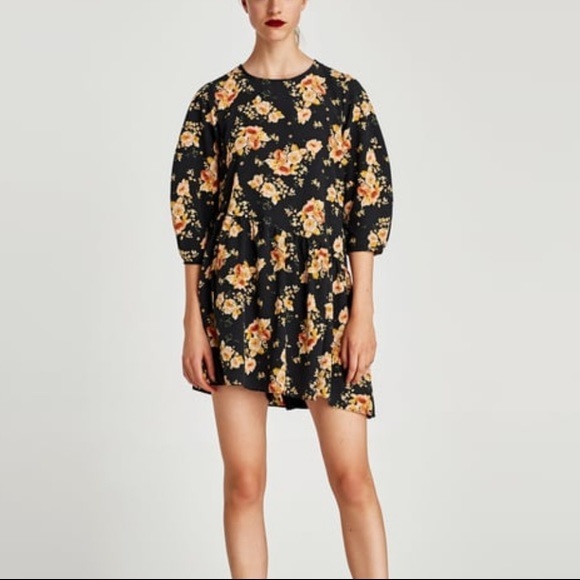 Zara Floral Jumpsuit Dress - Picture 5 of 7